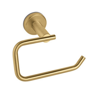 Uchwyt na papier z klapką Vema Otago,brushed gold