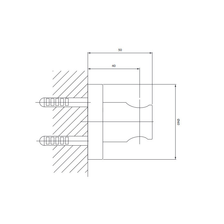 Uchwyt punktowy , Omnires  Y , miedź