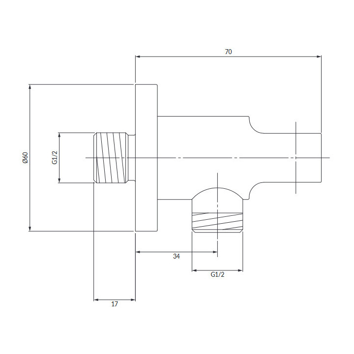 Uchwyt punktowy , Omnires  Y , biały mat