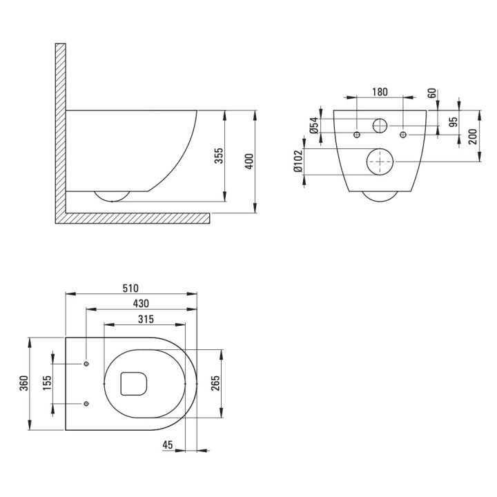 Ceramiczny korek umywalkowy/bidetowy Deante, click-clack, biały/chrom