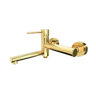 Bateria wannowo prysznicowa Corsan Lugo chromowana z wylewką