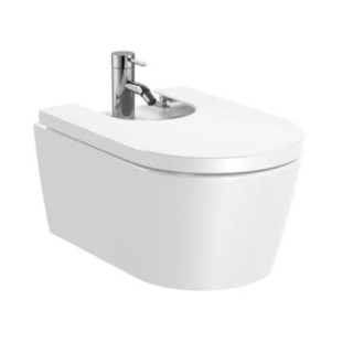 Bidet wiszący Roca Inspira Round 370x560x250mm biały- sanitbuy.pl