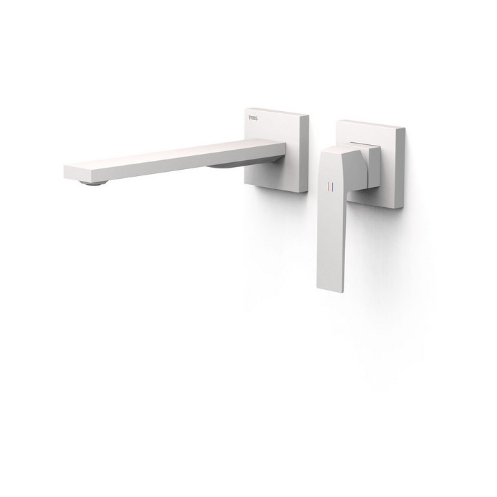 Element naścienny do podtynkowego korpusu baterii umywalkowe TRES Slim Exclusive, wylewka 240mm,  chrom