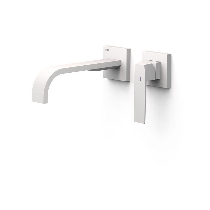 Element naścienny do podtynkowego korpusu baterii umywalkowe TRES Slim Exclusive, wylewka 240mm,  chrom