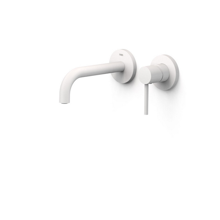 Element naścienny do podtynkowego korpusu baterii umywalkowe TRES STUDY, wylewka 177mm, chrom 