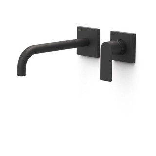 Element naścienny do podtynkowego korpusu baterii umywalkowej TRES LOFT, wylewka 240mm, biel matowa 