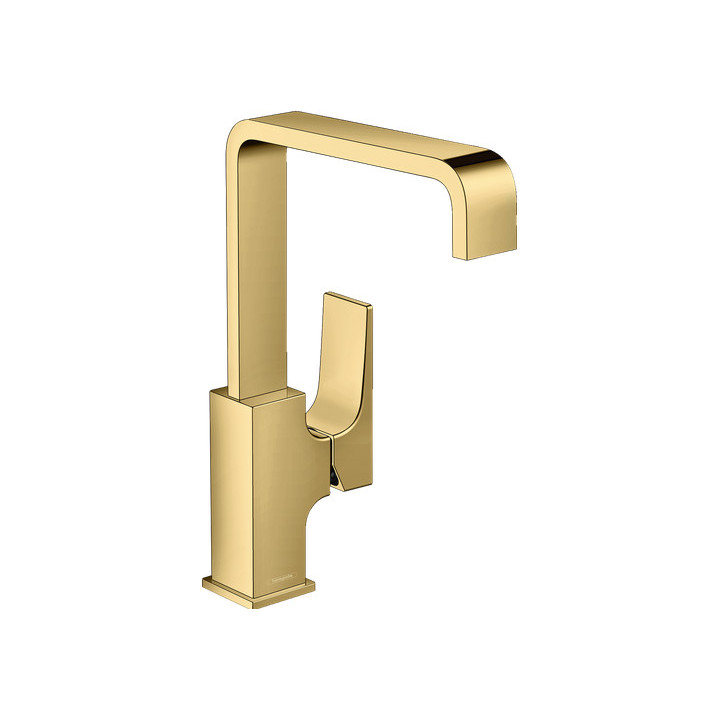 Jednouchwytowa bateria bidetowa 100 z kompletem odpływowym, Hansgrohe Logis - Czarny Matowy