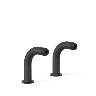 Kolankowe ujęcia wody do montażu na brzegu wanny do baterii wannowej, Tres, chrom