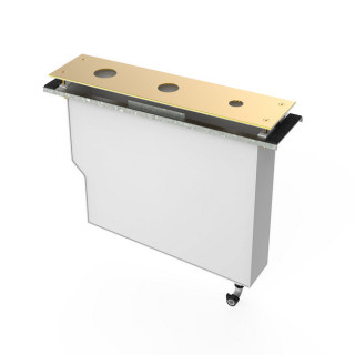 Zestaw do baterii wannowej ze zbiornikiem Tres do odprowadzania wody