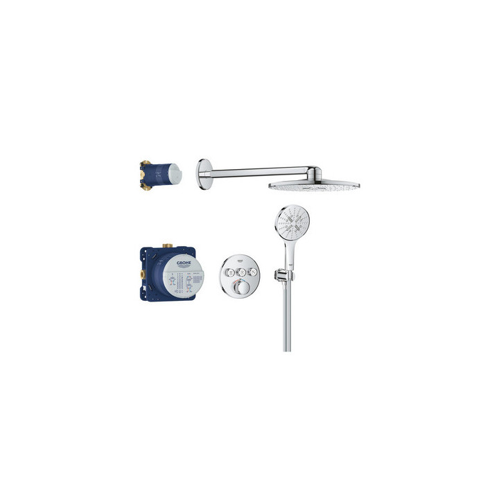 Zestaw prysznicowy Grohe Grohterm SmartControl Rainshower 310 SmartActive Cube, chrom