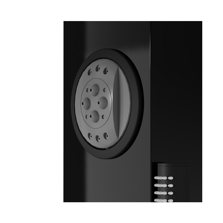 Panel prysznicowy Corsan SNAKE, mieszacz, czarny  