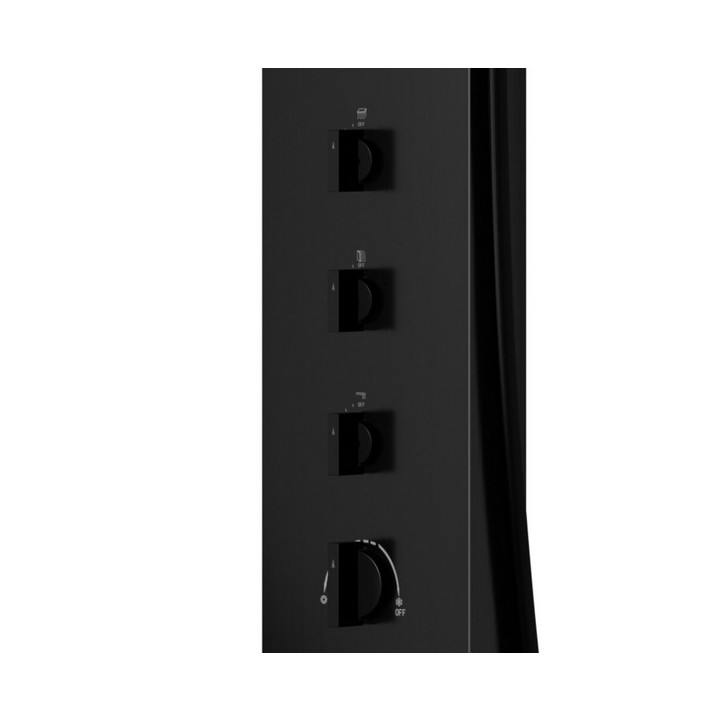 Panel prysznicowy Corsan NEO, mieszacz, czarny  