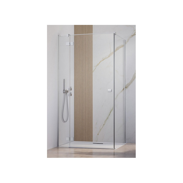 Drzwi kabiny prysznicowej Radaway Essenza 8 KDJ 80, lewe, 800x2000mmm, szkło przejrzyste, chrom
