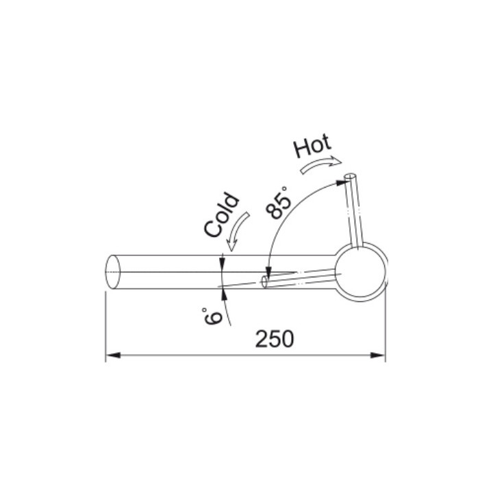 Bateria kuchenna Franke Orbit pull-out , wysokość 209mm, obrotowa i wyciągana wylewka,  stal szlachetna