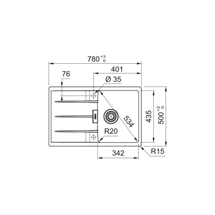 Zlewozmywak Franke Centro CNG 611-78, biały polarny