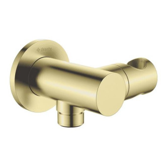 Przyłącze kątowe okrągłe z uchwytem na słuchawkę Deante Cascada, nero