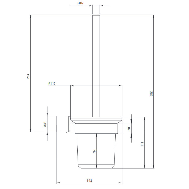 Uchwyt na papier, Deante Arnika, złoto szczotkowane