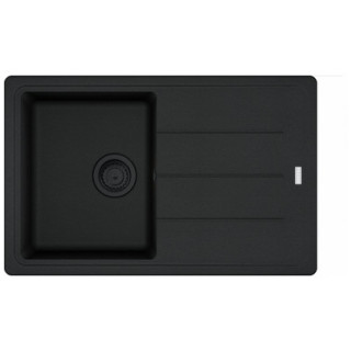 Zlewozmywak wbudowywany, Franke Basis BFG 611-78 ,czarny odpływ czarny mat