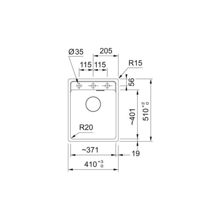 Zlewozmywak wbudowywany, Franke Maris MRG 610-37 ,biały polarny