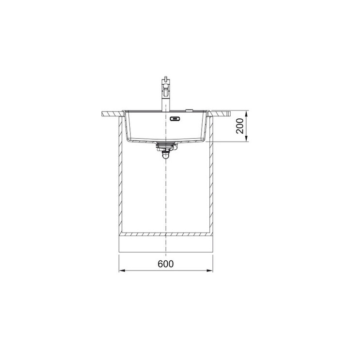 Zlewozmywak wbudowywany, Franke Maris MRG 610-52 ,czarny mat