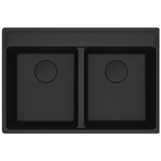 Zlewozmywak wbudowywany, Franke Maris MRG 620-35-35 , czarny mat