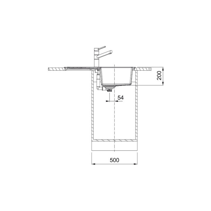 Zlewozmywak Franke Sirius 2.0 611-78 , jednokomorowy,biały polarny