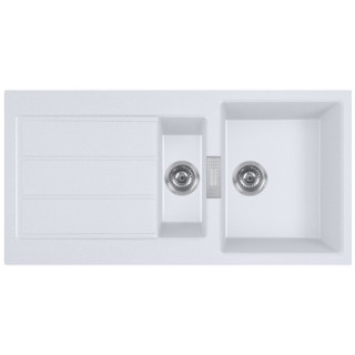 Zlewozmywak Franke Sirius 2.0 S2D 620-35-35  , dwukomorowy, onyx