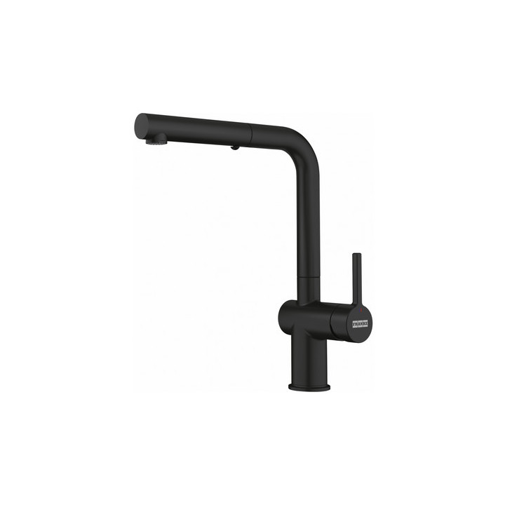 Bateria z ruchomą wylewką Franke Active J pull-out spray , wysokość 312mm, wylewka wyciągana, biały mat