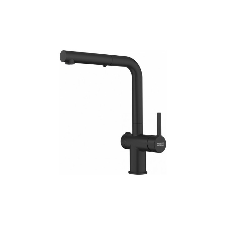 Bateria z ruchomą wylewką Franke Active L pull-out spray , wysokość 312mm, wylewka wyciągana, onyx