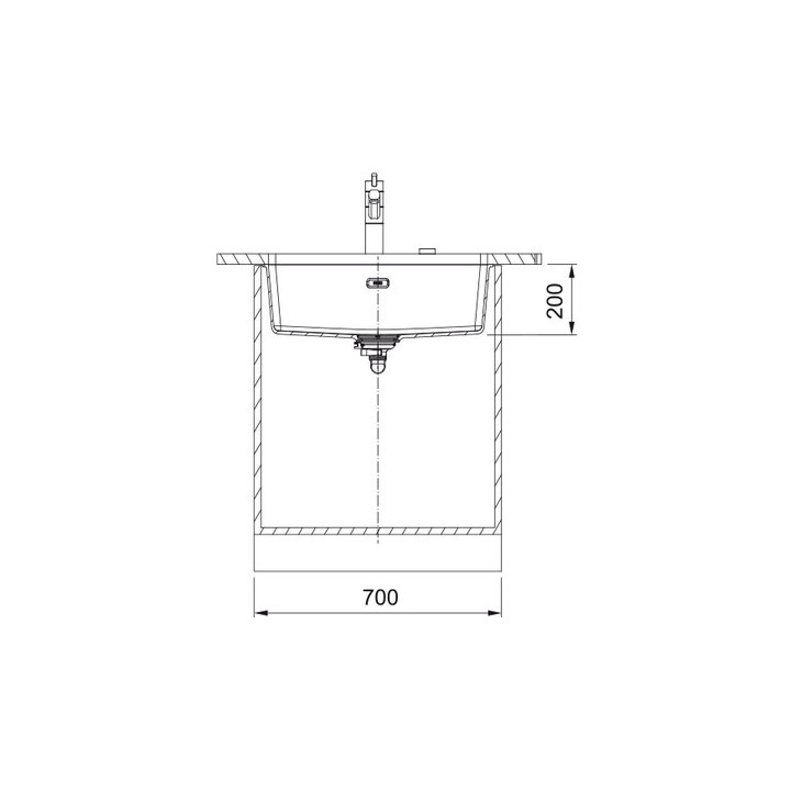 Zlewozmywak z Fragranitu Franke Maris MRG 110-62, czarny mat