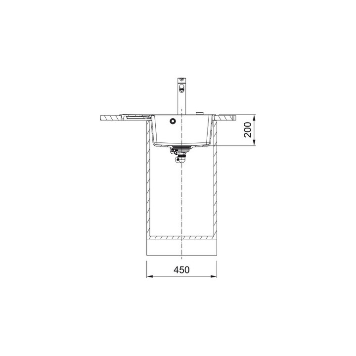 Zlewozmywak Franke Mythos MTK 651-100, ociekacz z prawej strony, czarny mat