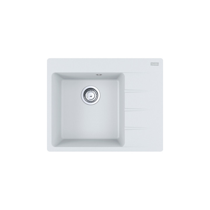 Zlewozmywak Franke Centro CNG 611-62 TL, ociekacz z lewej strony, czarny odpływ,czarny mat