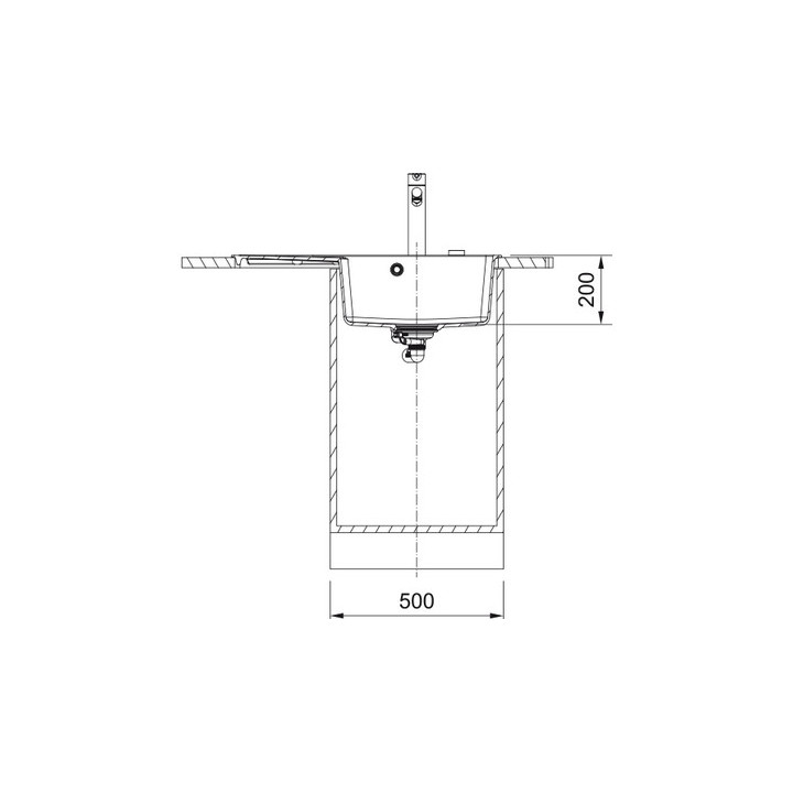 Zlewozmywak Franke Centro CNG 611-78 TL, ociekacz z prawej strony, biały polarny