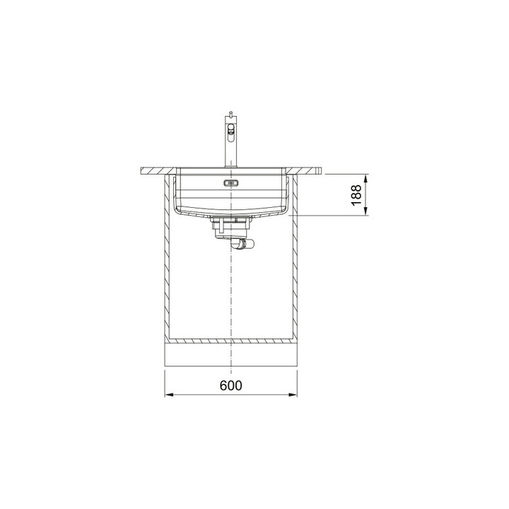Zlewozmywak Franke Maris MRG 610-54 FTL, czarny mat