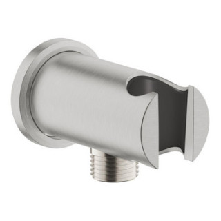 Kolanko prysznicowe z uchwytem Grohe Rainshower, brushed hard graphite