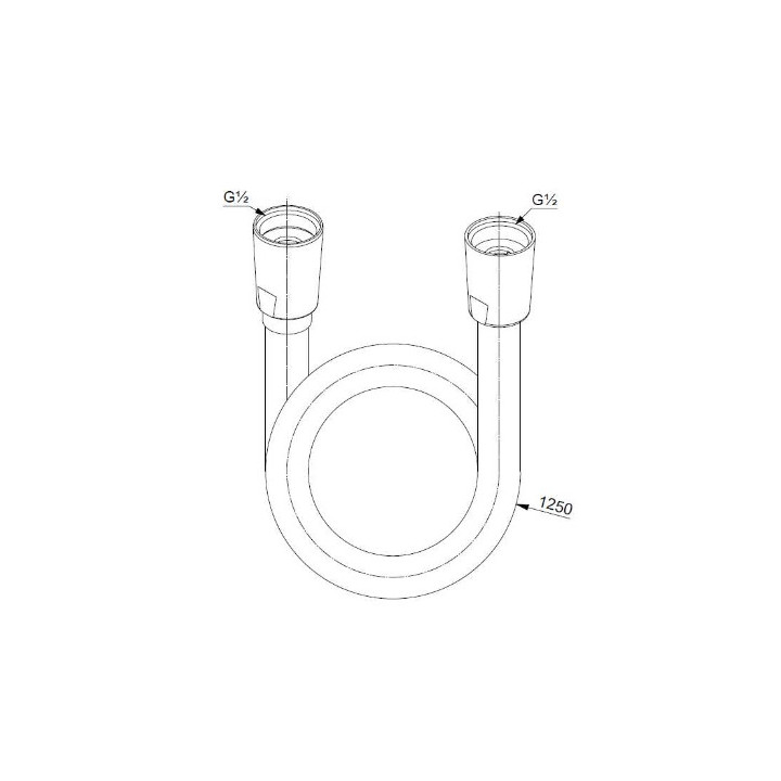 Wąż natryskowy Suparaflex Kludi Silver