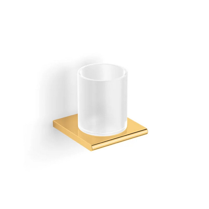 Wieszak na ręcznik dwuramienny Stella Milano,  złoty połysk