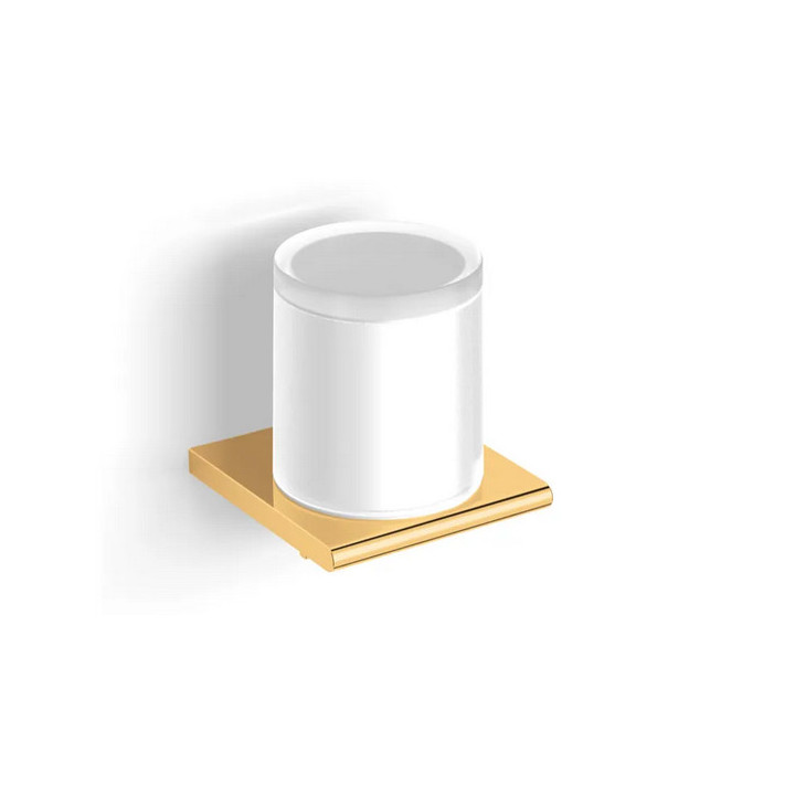 Wieszak na ręcznik dwuramienny Stella Milano,  złoty połysk