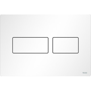 Przycisk spłukujący do WC TECEsolid, spłukiwanie dwoma ilościami wody - mosiądz szczotkowany