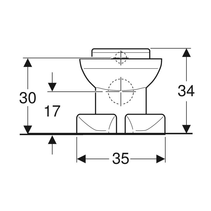 Wisząca miska WC dla dzieci z nakładkami do siedzenia ,lejowa, Geberit Bambini, biała