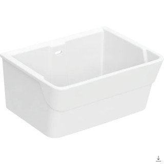 Zlew do klapki uchylnej  Geberit Publica,  biały
