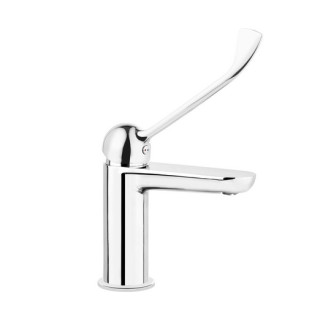 Bateria umywalkowo jednouchwytowa z ograniczeniem temperatury , Deante Alpina, chrom