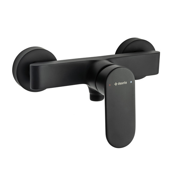 Bateria bidetowa jednouchwytowa podtynkowa ze słuchawką typu bidetta , Deante Alpina, nero