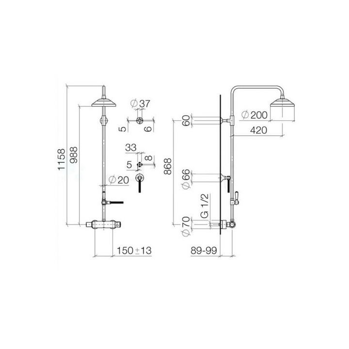 Słuchawka prysznicowa Dornbracht Madison, chrom