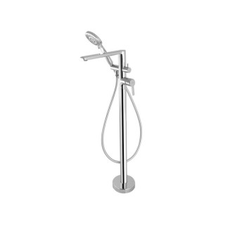 Bateria wannowa jednouchwytowa ścienna, Deante Anemon, chrom