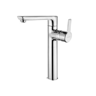 Bateria wannowa jednouchwytowa wolnostojąca z zestawem prysznicowym, Deante Arnika, chrom