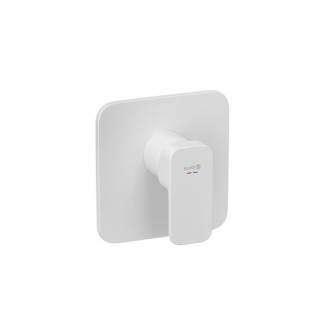 Bateria natryskowa jednouchwytowa DN15, Kludi Renon, biały mat