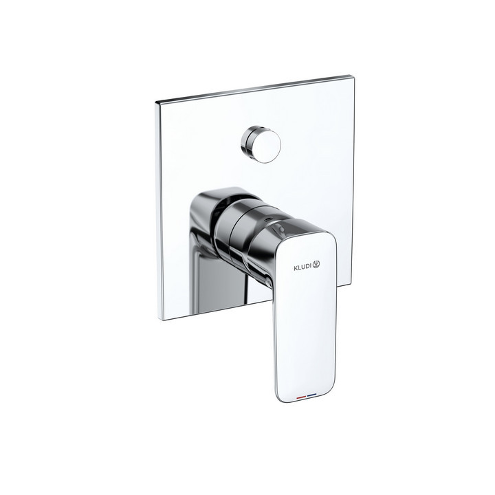 Bateria natryskowa podtynkowa , Kludi Pure&Style, czarny mat