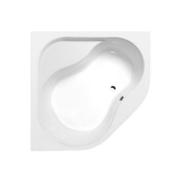 Wanna asymetryczna 170x80x46cm Polysan Tigra, prawa, biała