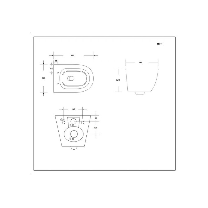 Miska WC z deską wolnoopadającą, Laveo Desna, biała